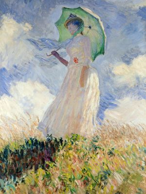 puzzle model Woman with a Parasol, facing left