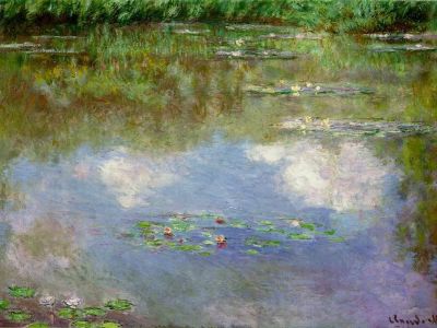 puzzle model Water Lilies, the Clouds