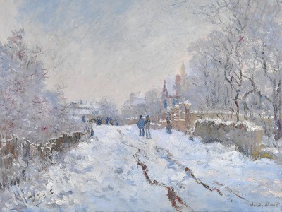 puzzle model Snow Scene at Argenteuil