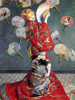 puzzle model La Japonaise (Camille Monet in Japanese Costume)