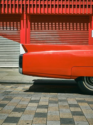 puzzle model Voiture rouge