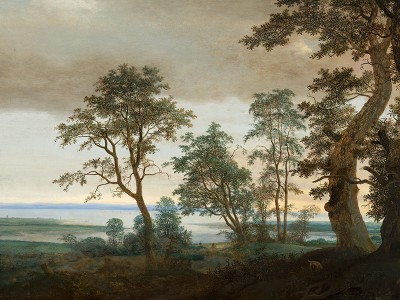 puzzle model River Landscape, Seen through the Trees