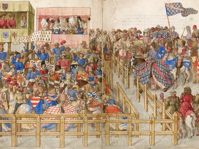 puzzle model Livre des Tournois du roi René. Le Serment des tournoyeurs