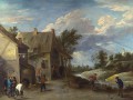 thumbnail Peasants Playing Bowls outside a Village Inn