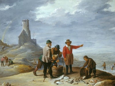 puzzle model Fishermen on the Sea-shore