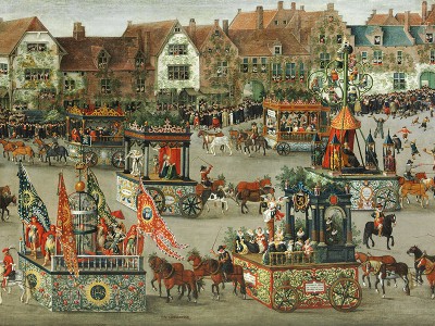 puzzle model The Ommeganck in Brussels in 1615. Triumph of Archduchess Isabella