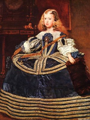 puzzle model Infanta Margarita in a Blue Dress