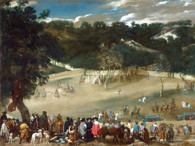 puzzle model Philippe IV chassant le sanglier (La Tela real)