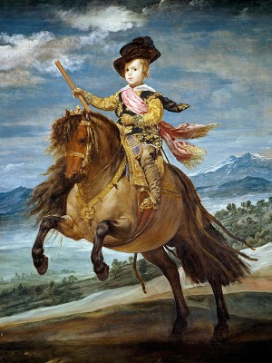 puzzle model Equestrian Portrait of Prince Balthasar Charles de Austria