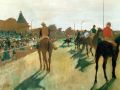 thumbnail Racehorses before the Stands