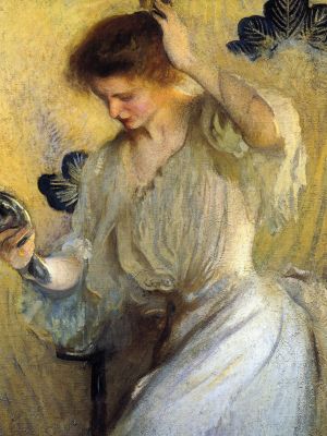 puzzle model Woman with a Mirror