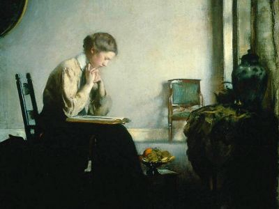 puzzle model Girl Reading
