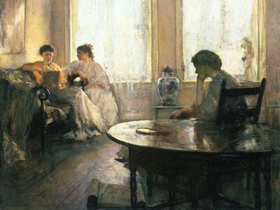 puzzle model Three Girls Reading