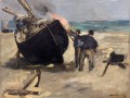 thumbnail Le Goudronnage du bateau