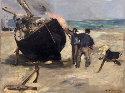 puzzle model Le Goudronnage du bateau