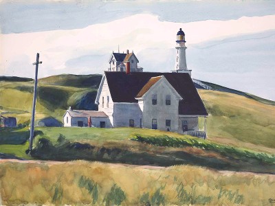 puzzle model Hill and Houses, Cape Elizabeth, Maine