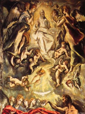 puzzle model Baptism Of Christ - 1. Top of The Painting