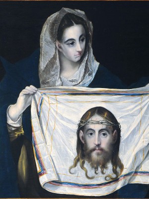 puzzle model The Veil of St Veronica (detail)