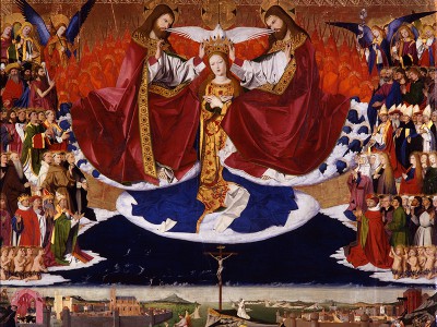 puzzle model Coronation of the Virgin, Villeneuve-lès-Avignon