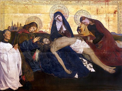 puzzle model Pietà of Villeneuve-lès-Avignon