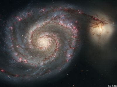 puzzle model Whirlpool Galaxy And Companion Galaxy