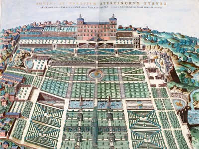 puzzle model Plan historique des jardins de la villa d'Este (Tivoli)