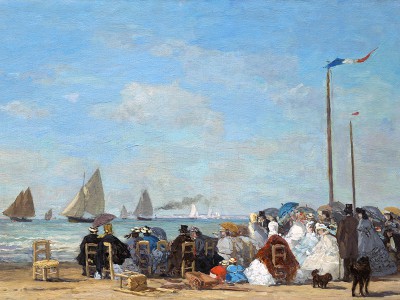 puzzle model Scène de plage à Trouville