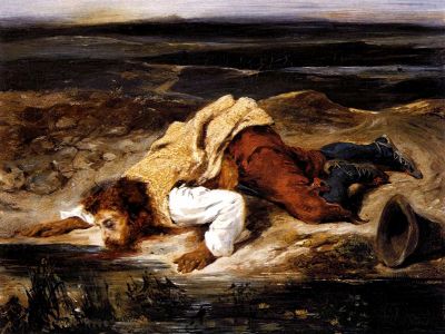puzzle model Wounded Brigand (Roman Shepherd)