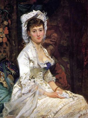 puzzle model Portrait of a Woman in White