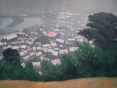 puzzle model Honfleur in Fog