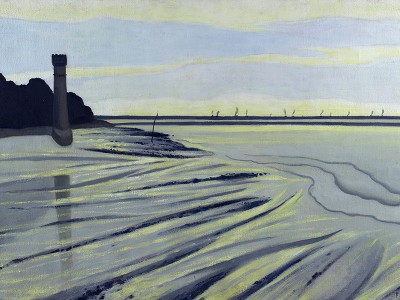 puzzle model Mudflats at Honfleur