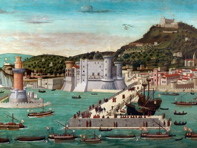 puzzle model View of Naples (Tavola Strozzi)