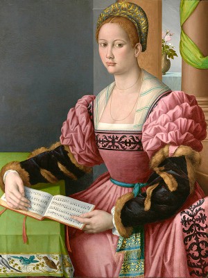 puzzle model Portrait of a Woman with a Book of Music