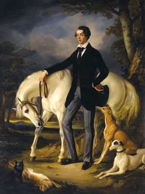 puzzle model Portrait of A Young Man, George Osbaldeston