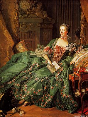 puzzle model Portrait of The Marquise de Pompadour