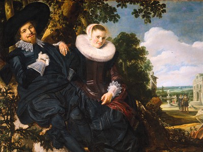 puzzle model Wedding portrait of Isaac Abrahamsz Massa and Beatrix van der Laan