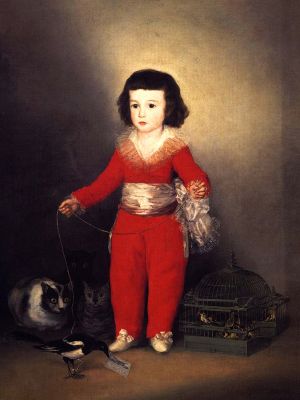 puzzle model Portrait de Don Manuel Osorio Manrique de Zúñiga, enfant