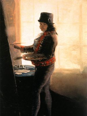 puzzle model Self-portrait at an Easel