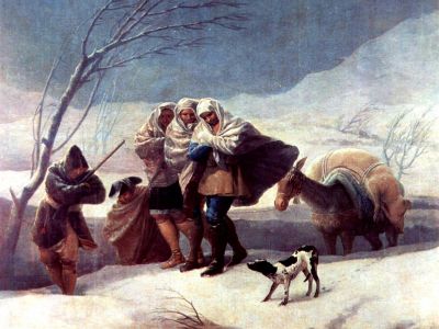 puzzle model The Snowstorm or Winter