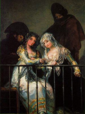 puzzle model Maja and Celestina on A Balcony