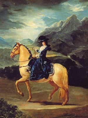 puzzle model Portrait of Maria Teresa de Vallabriga on Horseback