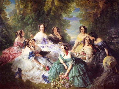 puzzle model L'Impératrice Eugénie entourée de ses dames d'honneur