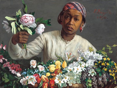 puzzle model Young Woman with Peonies 2