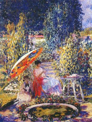 puzzle model Lady with Parasol