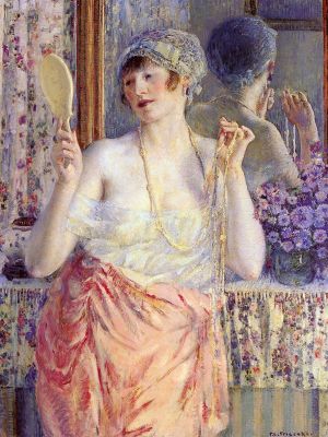 puzzle model Woman before a Mirror