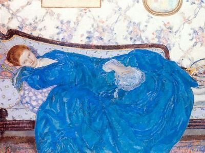 puzzle model The Blue Gown