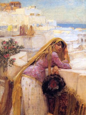 puzzle model Sur la terrasse