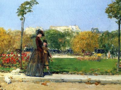 puzzle model In a Parki in Paris
