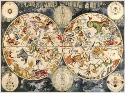 puzzle model Planisphæri Cœleste. Sky Map