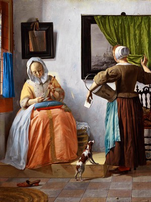 puzzle model Woman Reading a Letter